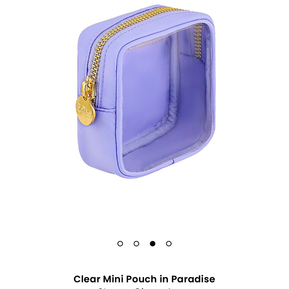 NWOT Stoney Clover Lane Clear Front Mini Pouch in Paradise